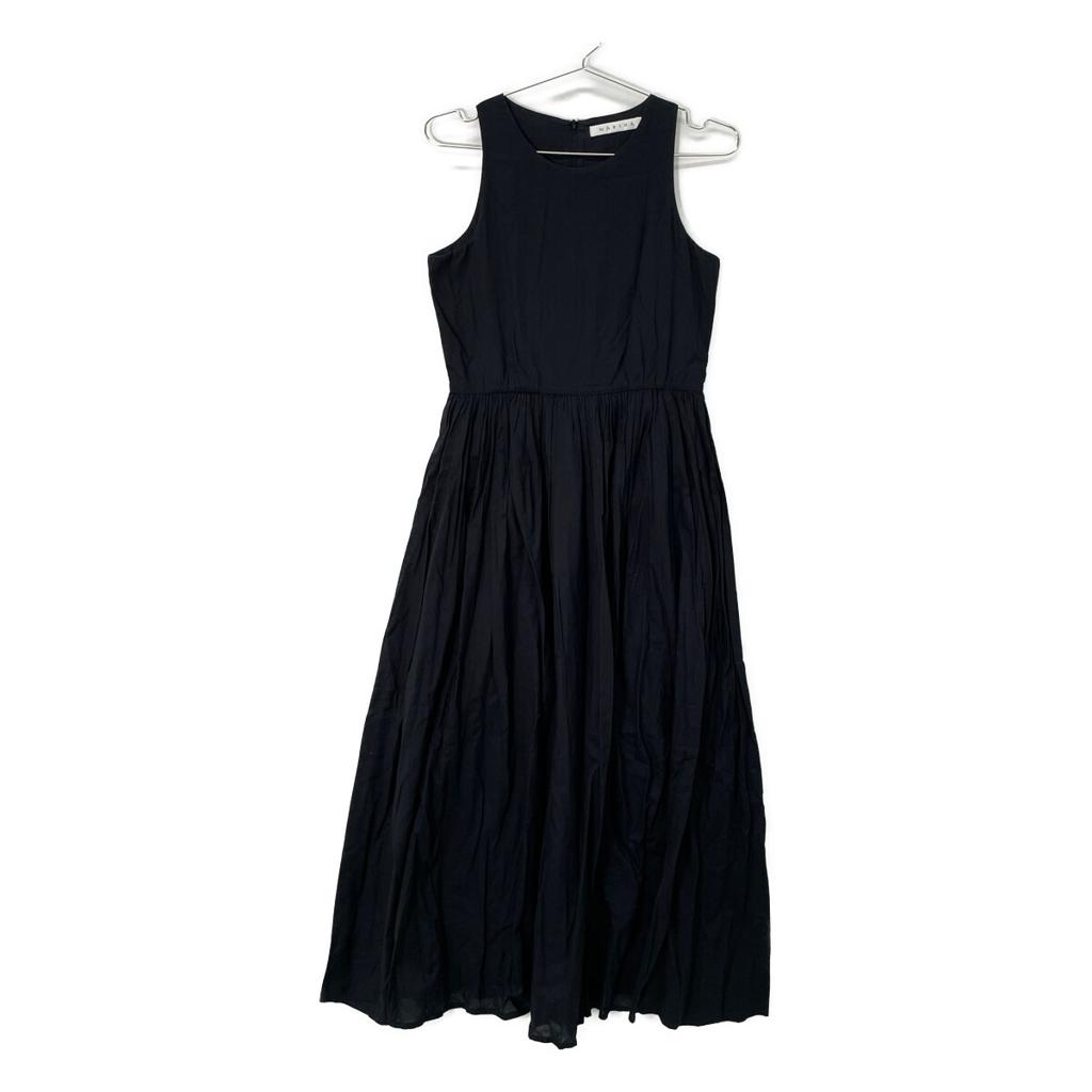 MARIHA Black Cotton Sleeveless Dress Dress Not Written blackUsed