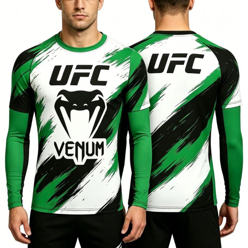 T-shirt de compression à manches longues pour l'entraînement, le fitness, l'exercice, respirant, à séchage rapide, haut athlétique