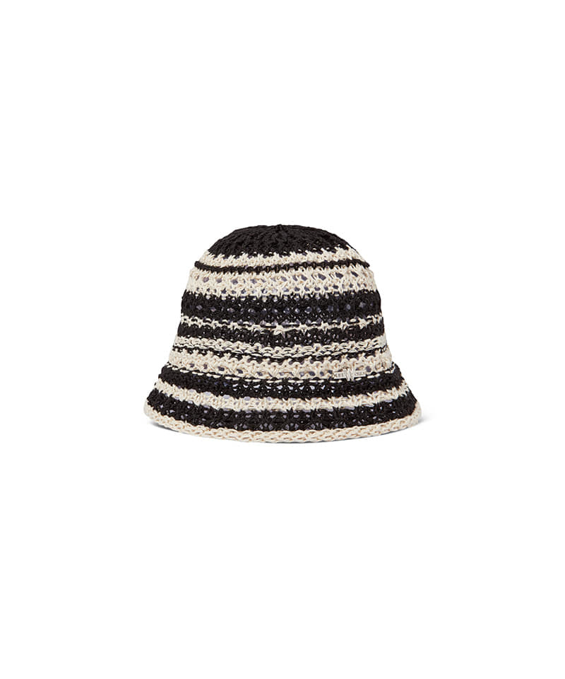 LIFEWORK Women'S Metal Logo Knit Bucket Hat