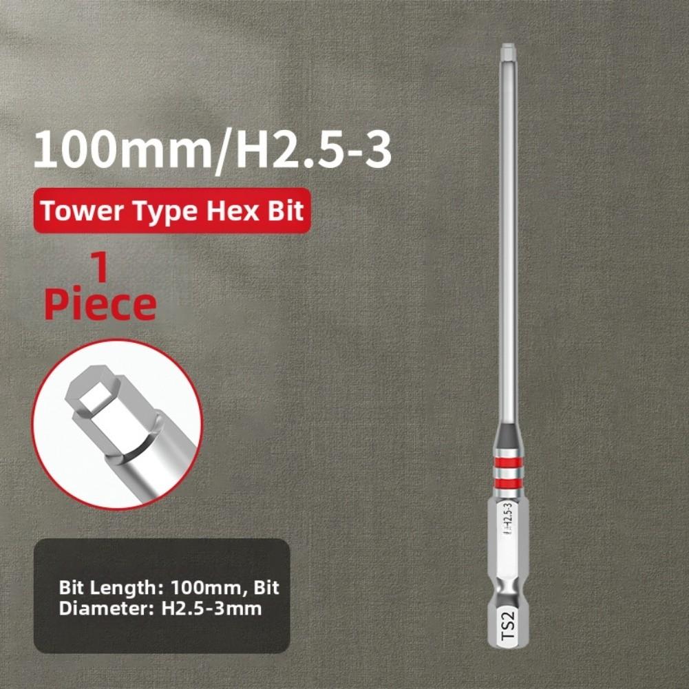Magnetic Core Screwdriver Bit Set Optimized Torque Transmission
