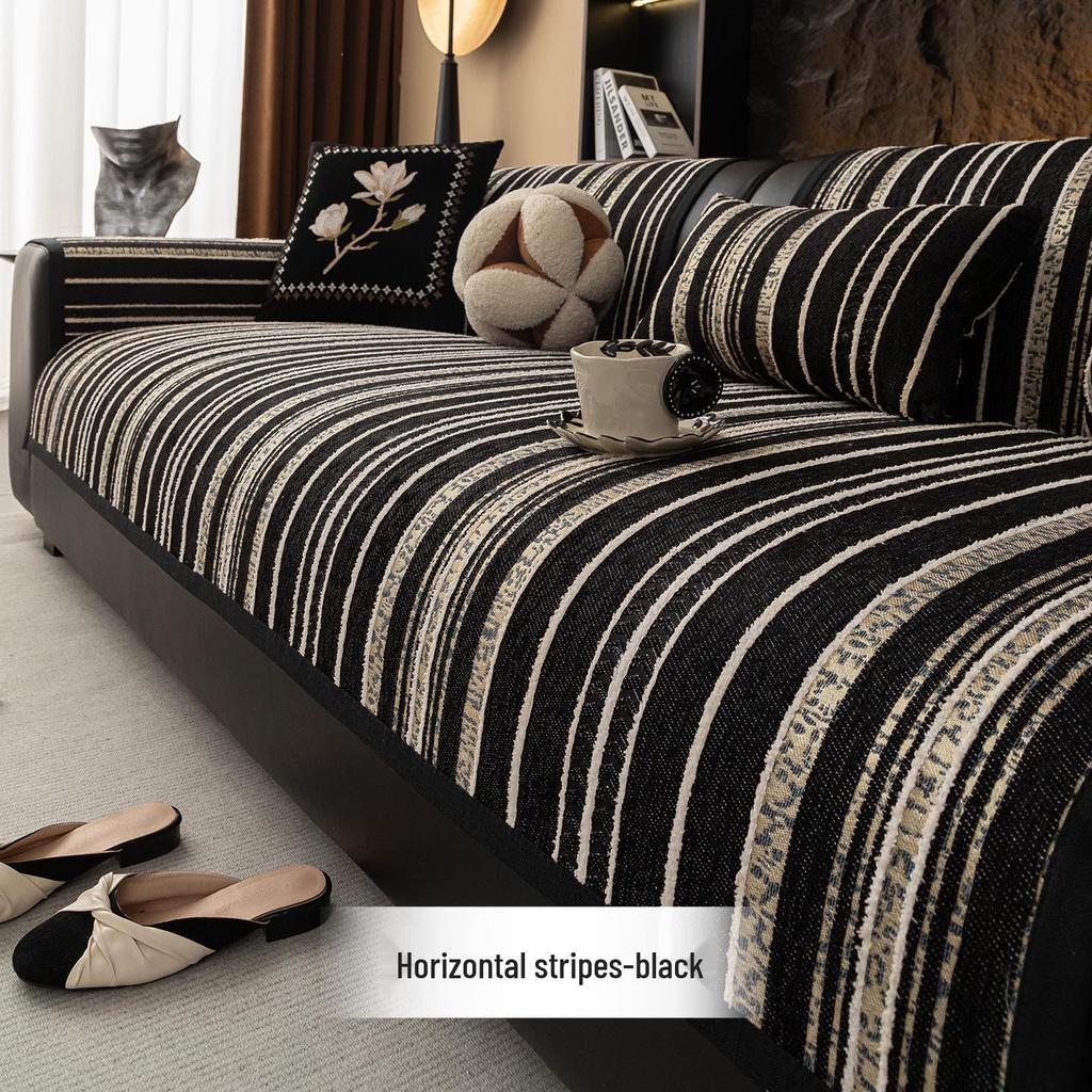 Transborder High-End Non-Slip Leather Sofa Cushion Cover for All Seasons 2026