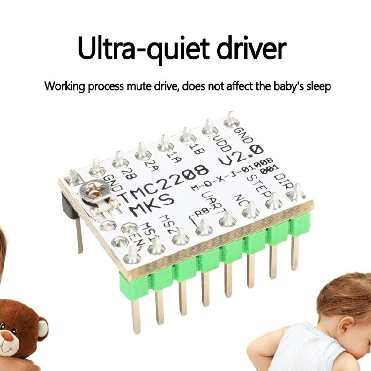 MC2208 V1.2 Stepstick Stepper Driver Module for SKR V1.3 V1.4 MKS GENL 3D Printe