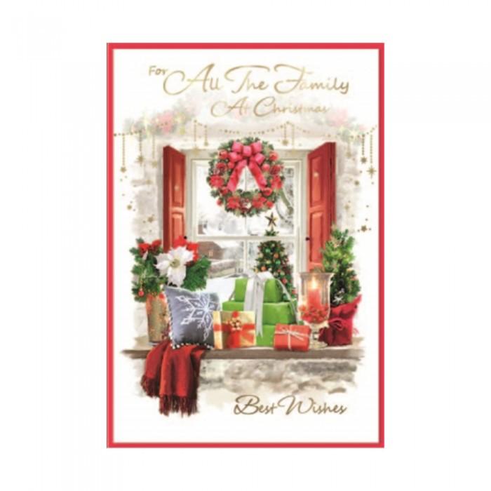 Simon Elvin For All The Family At Christmas Greetings Card (Pack of 6)