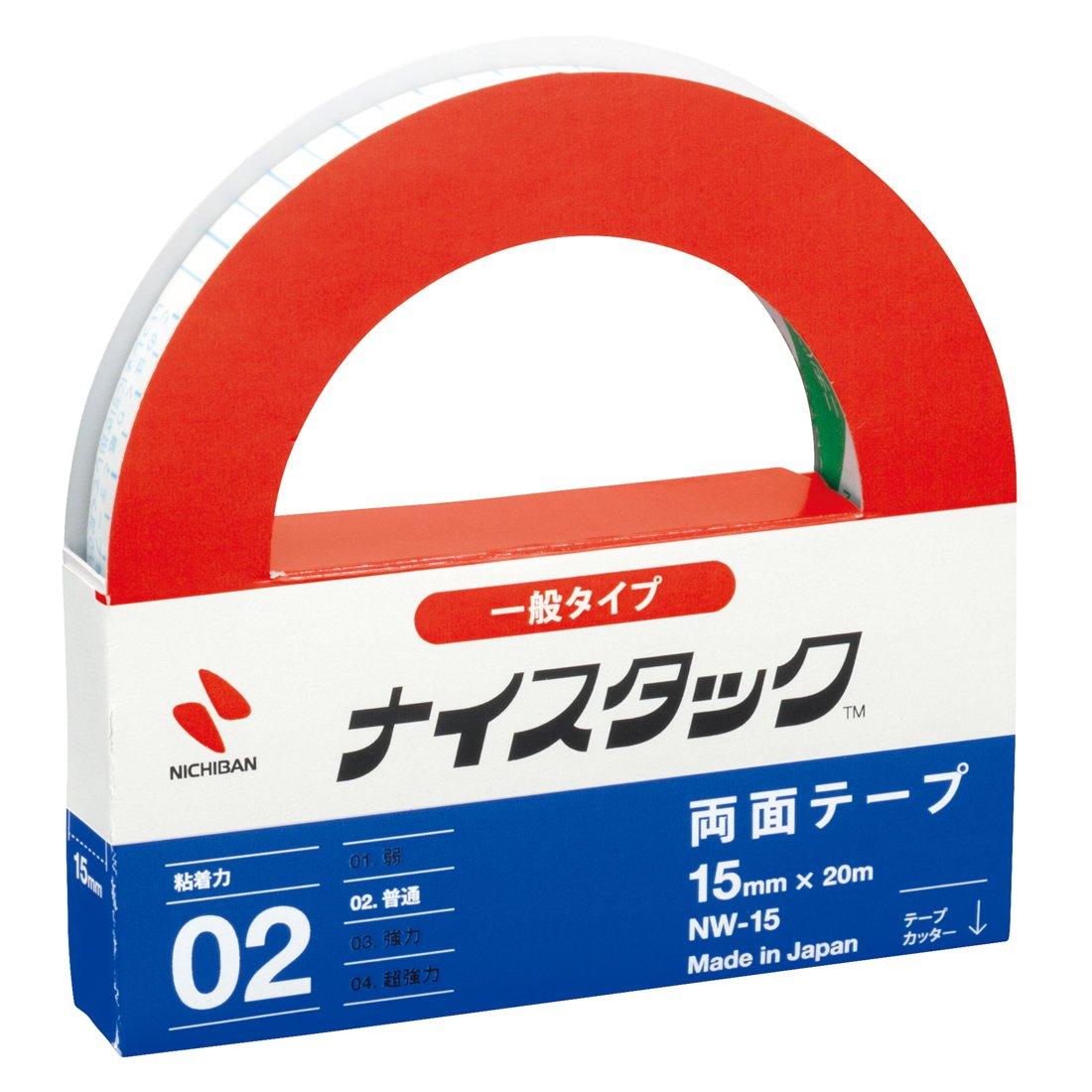 

Лента Nichiban Nicetack 15 мм x 20 м двусторонняя (Генеральная) СЗ-15