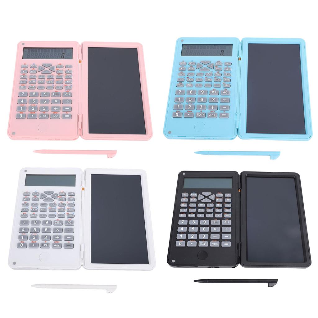 Calculator științific de birou Afișaj cu 2 linii cu tabletă de scris LCD de 6 inchi Calculator pliabil pentru 