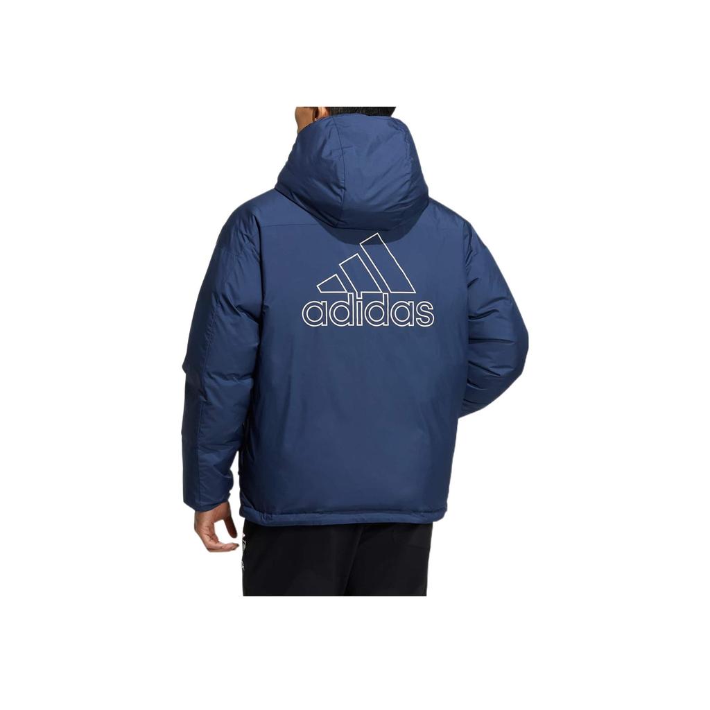 New Adidas REVERSIBLE DOWN JACKET Down Jacket Men's Blue HR5242