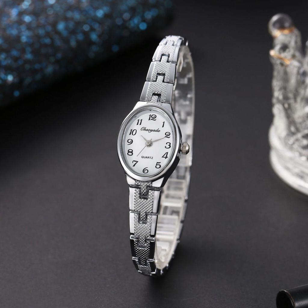 Oval Dial Women Quartz Watches Fashion Luxury Ladies Watch Stainless Steel Wristwatch Gift Dress Clock Reloj Mujer