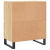 Sideboards 2 pcs Sonoma Oak Wood Based Material