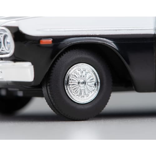 TOMYTEC Tomica Limited Vintage 1/64 Scale LV-204a Toyopet Masterline Patrol Car, Metropolitan Police Department, Finished Product