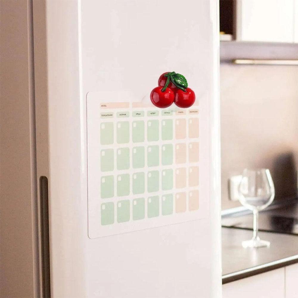 3D Fruits Fridge Magnets Refrigerator Ornament Refrigerator Stickers