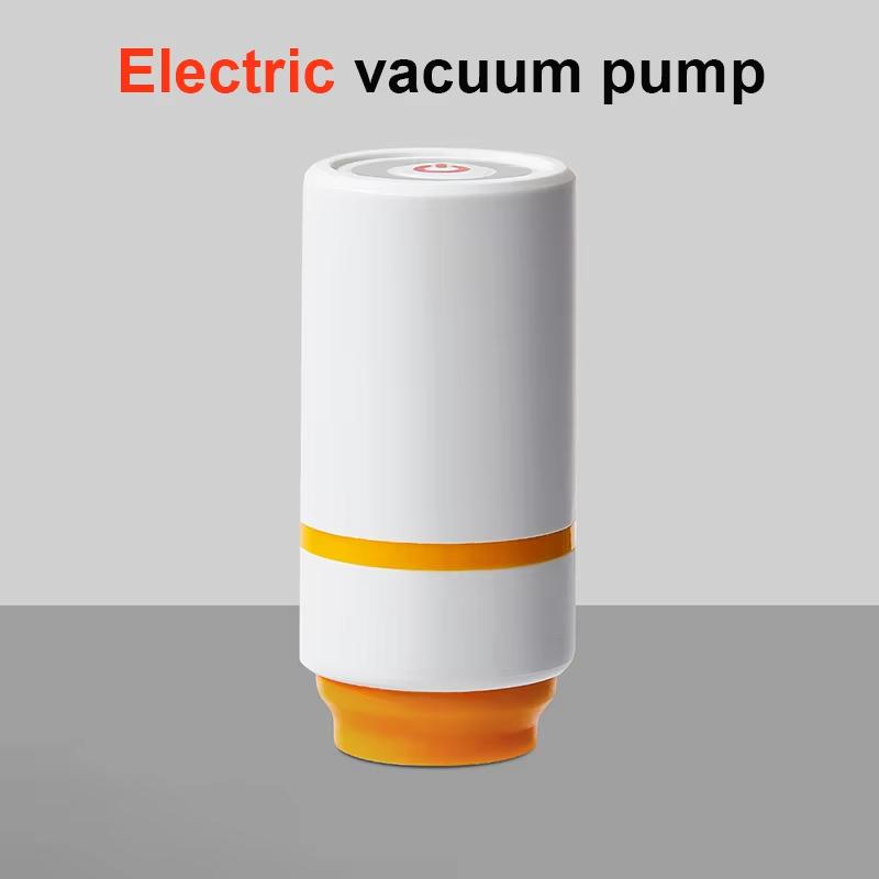 Plastic Vacuum Sealed Tank Electric Coffee Vacuum Container Kitchen Food Grains Candy Storage Box Fresh-keeping Tea Canister