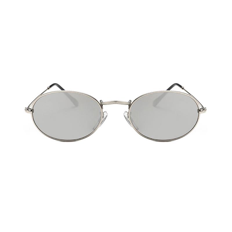 

RMM new retro oval sunglasses ladies bright color excellent craftsmanship street shoot cute sexy retro oval sunglasses gold black