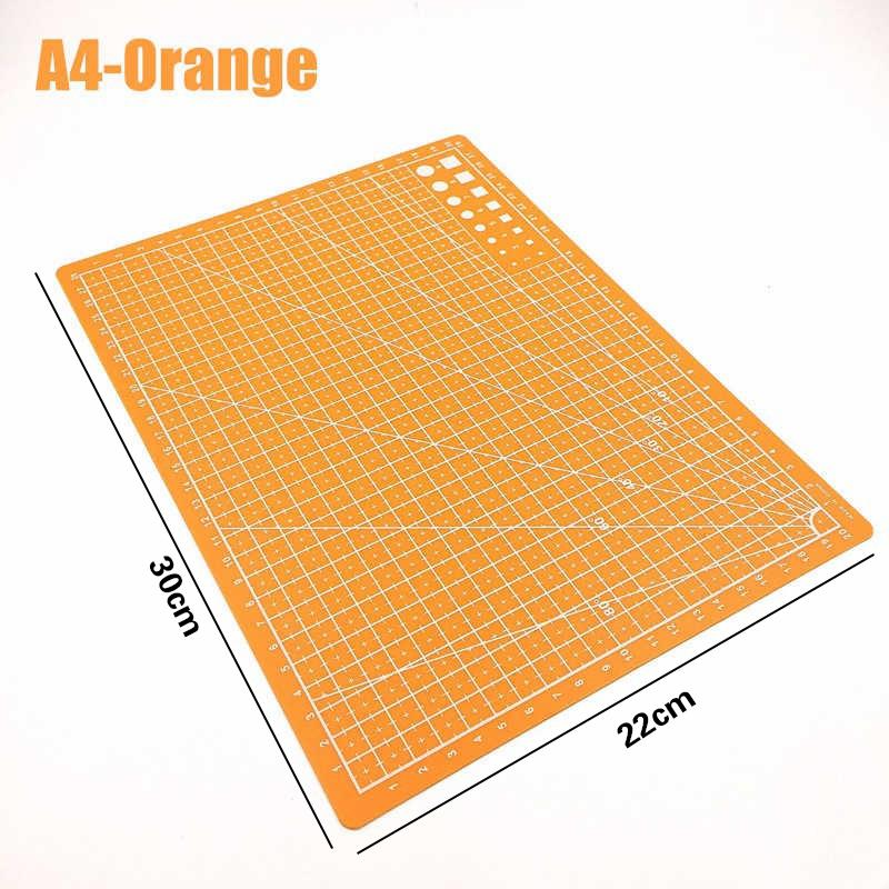 A3/A4/A5 DIY Grid Line Tool Pvc Rectangular Cutting Mat Plastic Patchwork Cut Pad Sewing Supplie