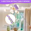2Pcs Mini Duster for Cleaning, Microfiber Duster with Extendable Pole, Washable Small Duster, Cleaning Tools for Office, Car Interior, Window,