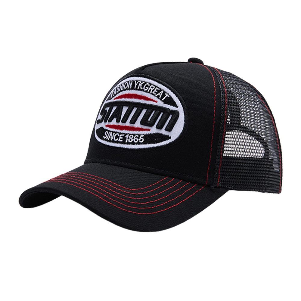 Summer Sun Hat Breathable Trucker Hat Streetwear Snapback Cap Outdoor 3