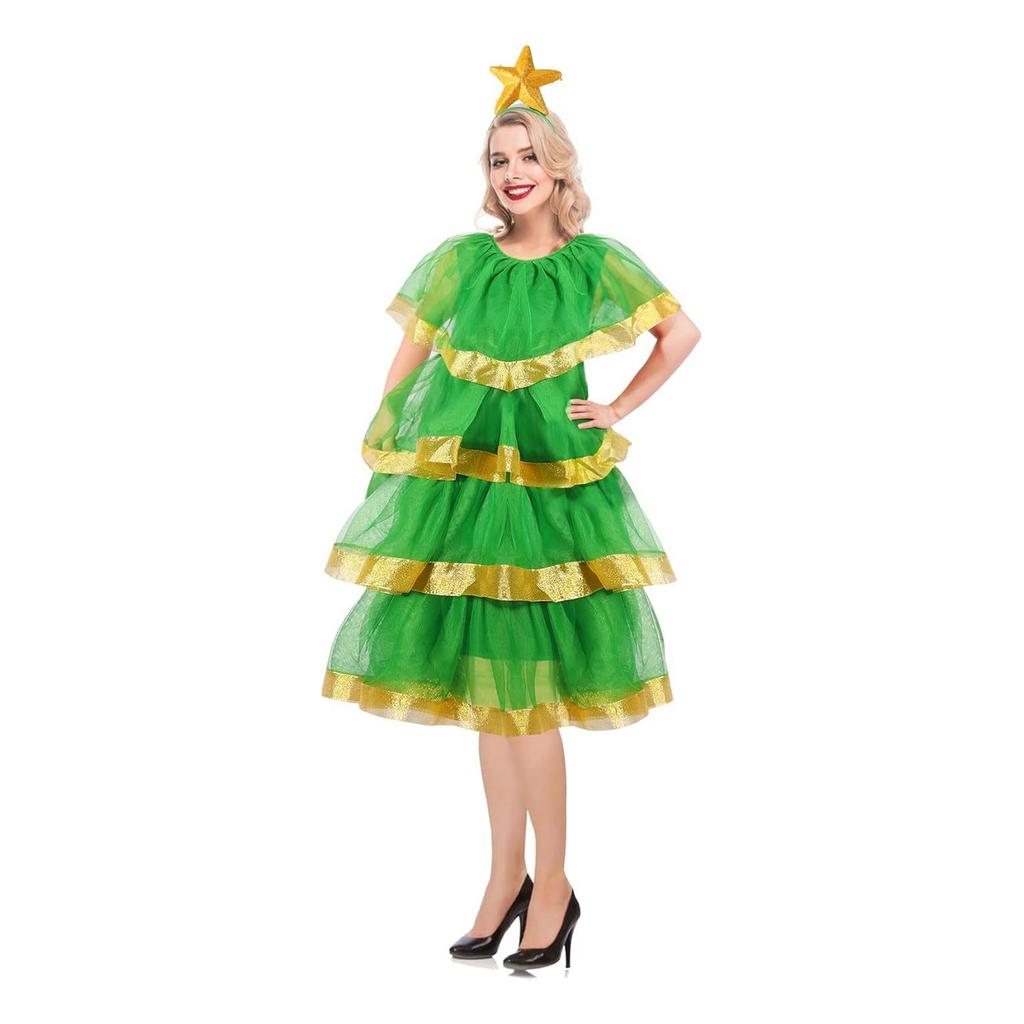 Christmas Lady Christmas Tree Party Performance Dress
