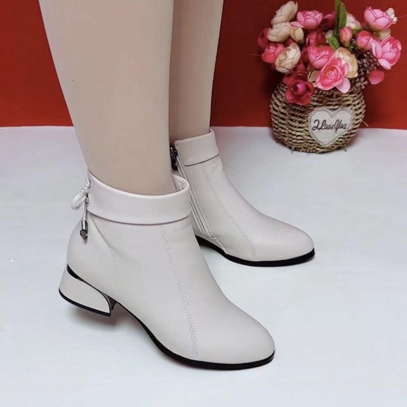 Kurzstiefel - Neue Damen-Schuhe, Modische und Rutschfeste Schuhe mit Weicher Sohle