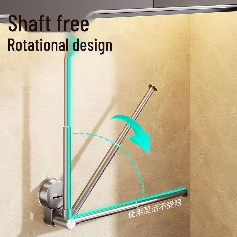 No-Punch Wall-Mounted Kitchen Roll & Cling Film Holder