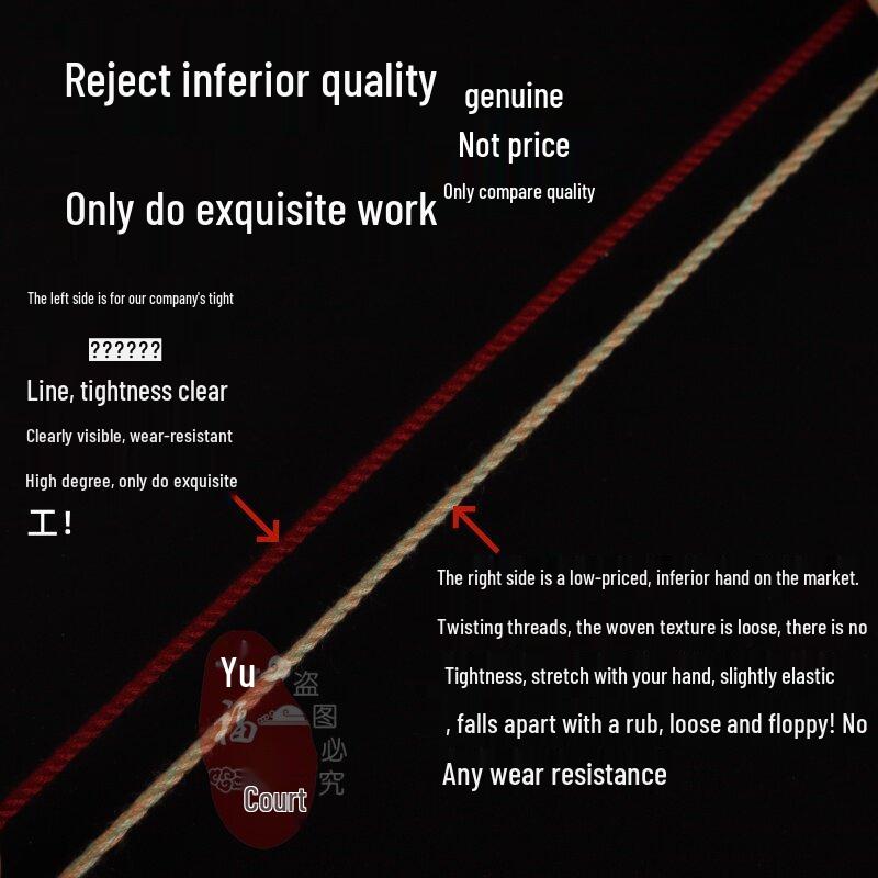 Multi-Color Hand-Twisted Cotton Rope for Beading and DIY Projects