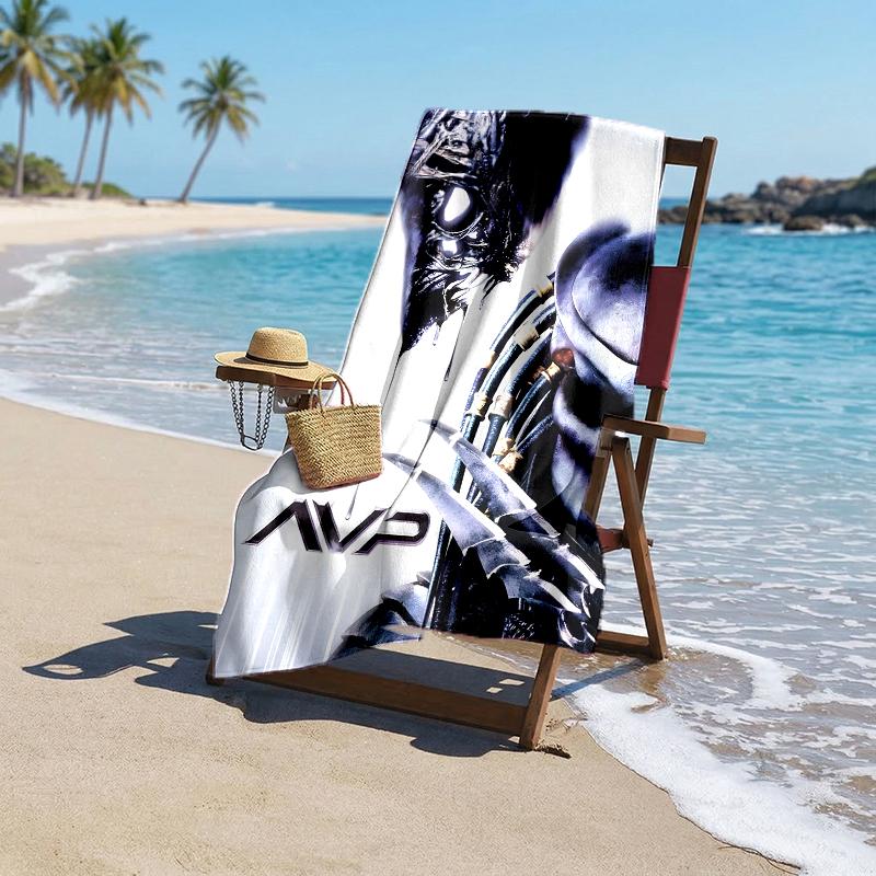 Alien Fashion Beach Towel: Ideal for Summer Adventures Soft, Absorbent and Quick Drying Suitable for Swimming and Bathing