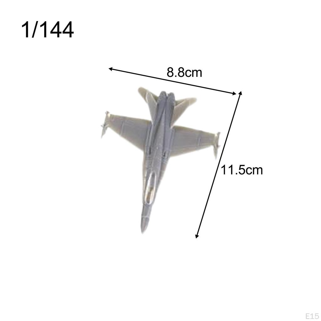 1/144 4D Assembled Fighter Airplane Models Jigsaw Toys, Plane Kits Aircraft Toys Educational