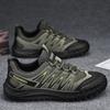 Spring men's shoes new breathable bag head labor insurance shoes men's versatile non-slip wear-resistant sports and leisure outdoor shoes