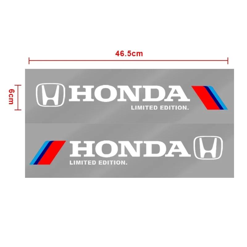 PASSAR Ny Honda Bil Sidodörr 3D Klistermärke Emblem Dekal Dekoration Auto Tillbehör För Honda Power TypeR Jazz City Civic Accord