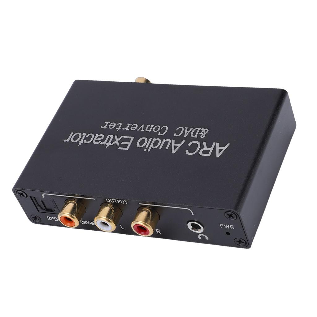 HD ARC Sound Extractor 192KHz DAC Digital to Analog Converter for HDTV Speaker Amplifier Headphone