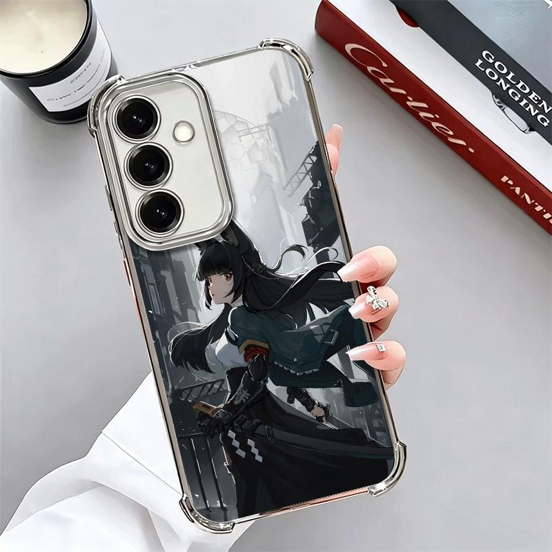 Zenless Zone Zero Hoshimi Miyabi Plating Phone Case For Samsung A17 A07 A37 A57 A16 A56 A15 A55 A14 A54 A13 A53 A26 A36 A25 A35