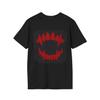Red Lips T Shirtth Shirt Jaws Edgy Aesthetic Scary Black