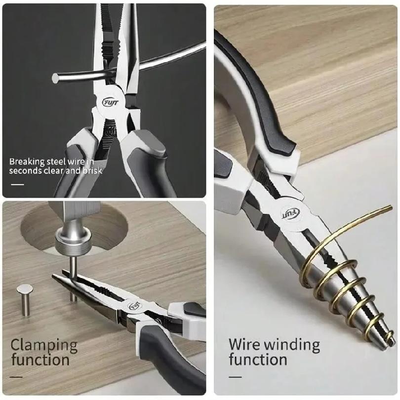 1pc, 6 Inch Long Pointed Nose Pliers, Industrial Grade Pliers, DIY Jewelry Making, Precision Tip Pliers, Suitable For Home, Fish