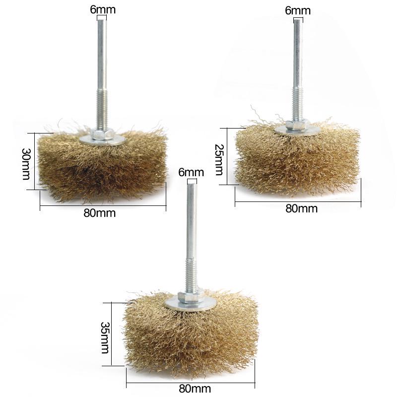 Stainless Steel Wire Brush Wheel for Rust Removal and Wood Carving