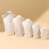 Velvet Jewelry Collection Rack Mannequin Bust Jewelry Display  Necklace Earrings Rings Pendant