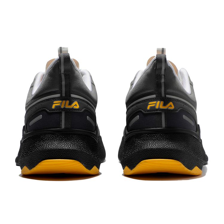 Fila Neuron 5 Textil, Synthetikleder Niedrig geschnitten Laufschuhe Unisex Grau Schwarz 1RM01672D_006