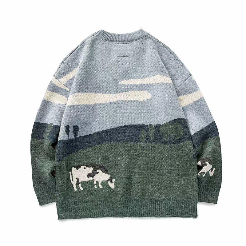 Unisex Retro Knit Sweater - 2022 Autumn/Winter Collection by American Fashion Brand