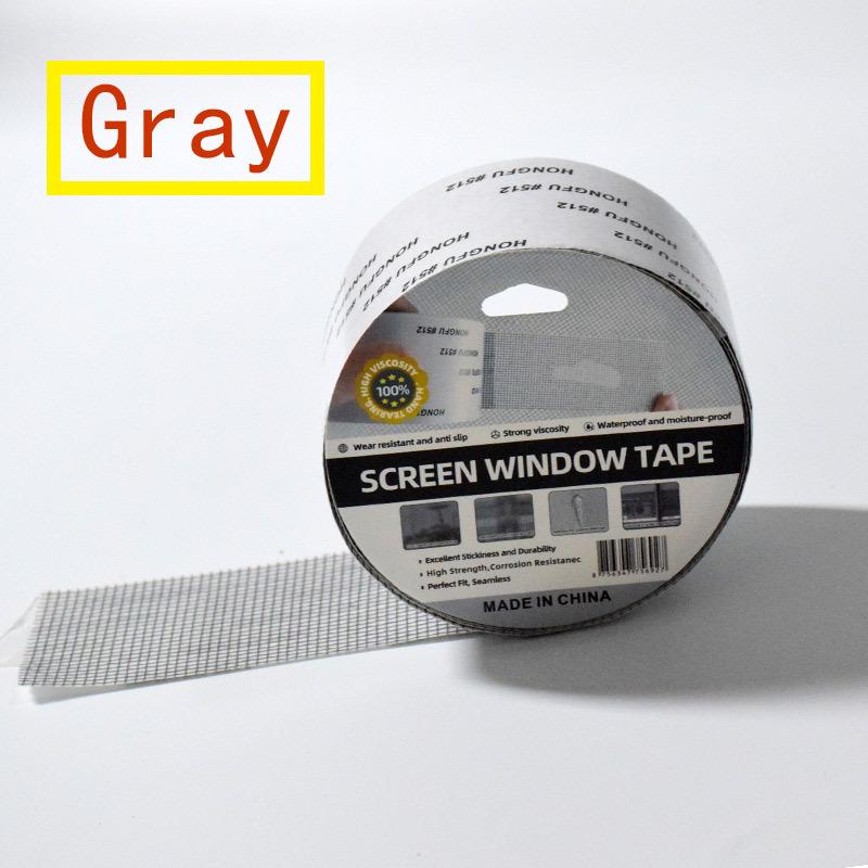 2/3/6pcs Self-adhesive Window Screen Mosquito Net Repair Tape Screen Mesh Sticker Anti-mosquito Window Door Repair Subsidy Tapes