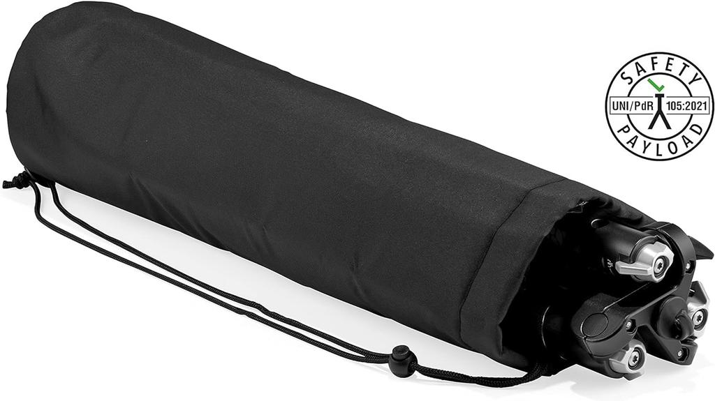 Manfrotto Element MII Aluminum Tripod with Smartphone Maximum Height Folded Height Weight Load Capacity 4 Twist Carrying Bag Ball Ideal for Travel and