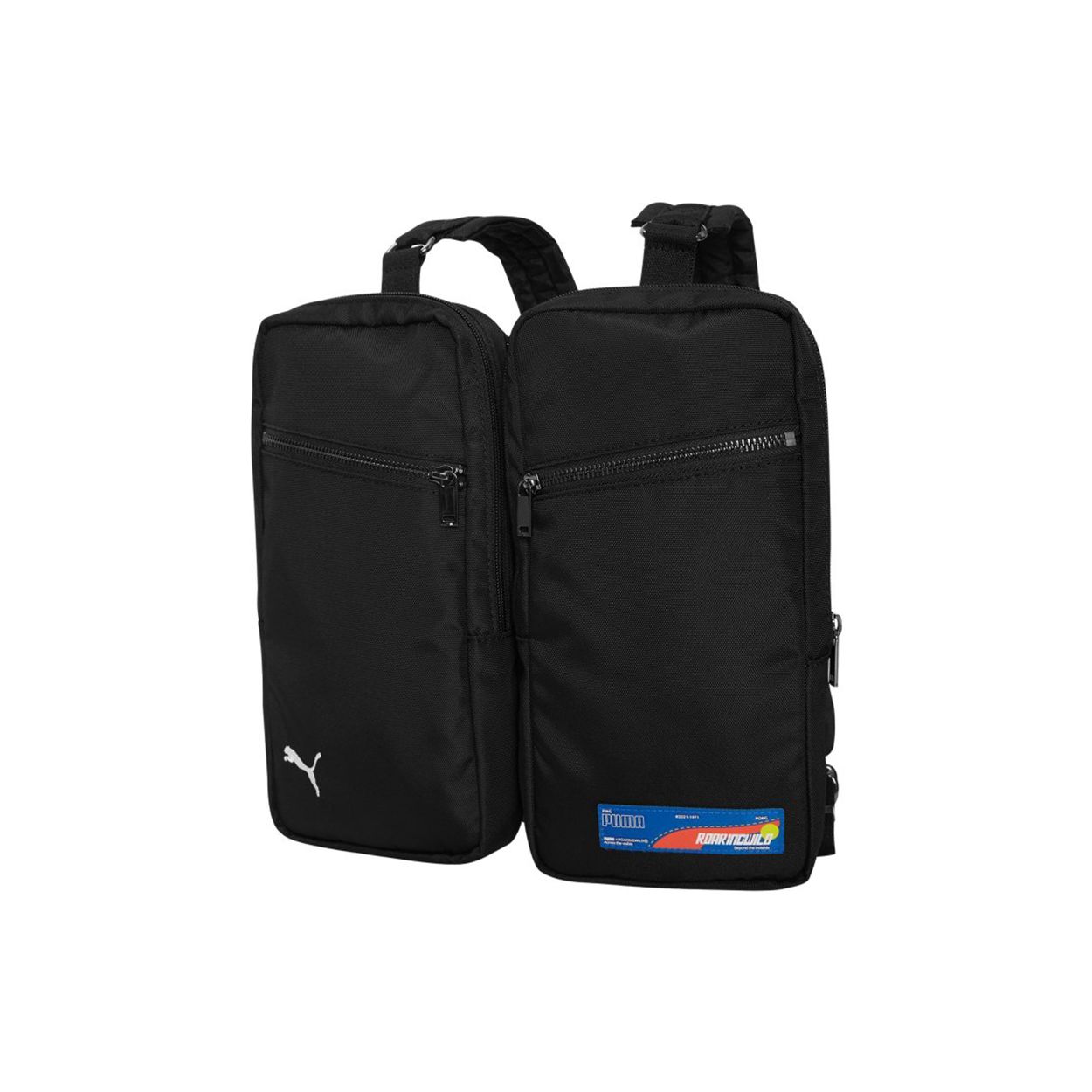 Puma Roaringwild X  Collaboration Sports Fitness Fabric Backpack Unisex Backpack Black 078582-01 OSFA