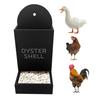 Chicken Oyster Shell Grit Feeder 3D Printed Dual-Purpose Hanging Chicken Feeder Trough Precision Nutrition Gravities Poultry Feeder Coop Accessories