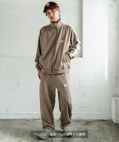 [IMPROVES] [SIDEWAYSTANCE] Suede Punch Track Pants