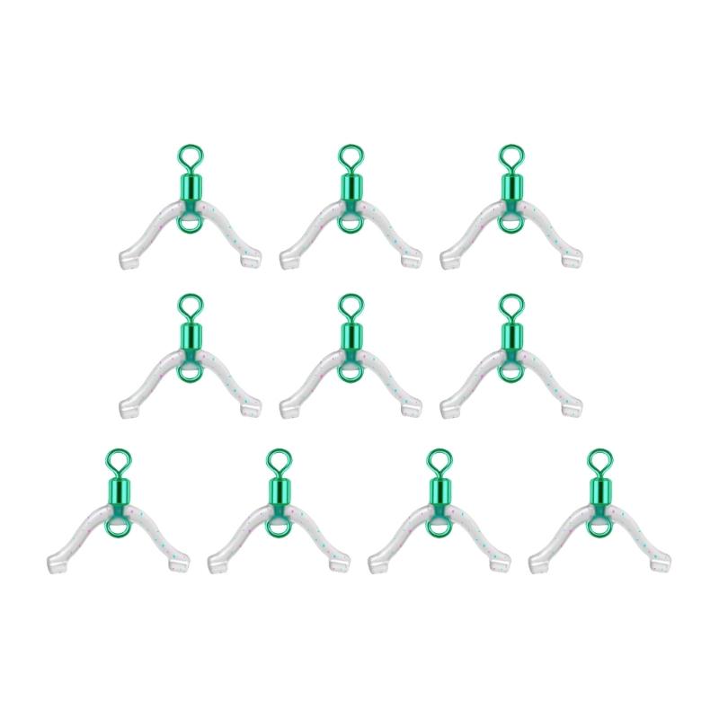 

10/20 шт. Кольца в форме восьмерки Контактор Разветвители лески Вертлюжки для поводка Предотвращающие запутывание Рыболовные снасти small