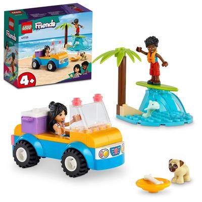 LEGO Friends Summer Beach Buggy 41725, Toy, Building Blocks, Gift, Vehicle, for Girls Ages 4 and Up