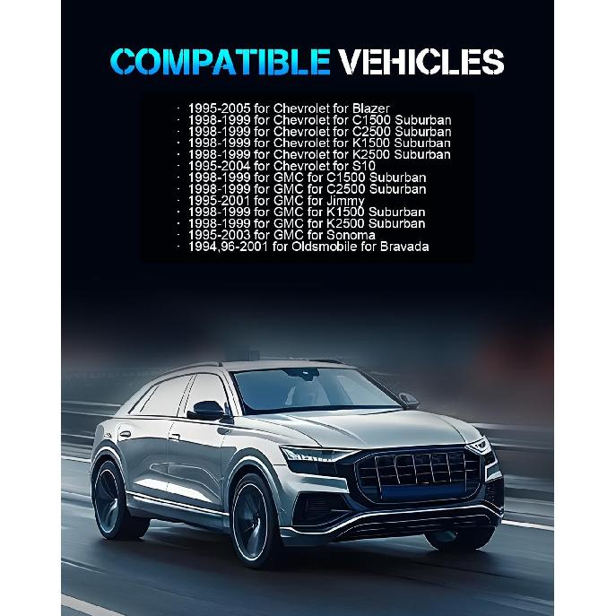 ECCPP Heater Blower Motor Fan Resistor Air Conditioning Replacement Parts Fit for 1995-2005 for Chevrolet Blazer /1998-1999 for Chevrolet C1500 C2500