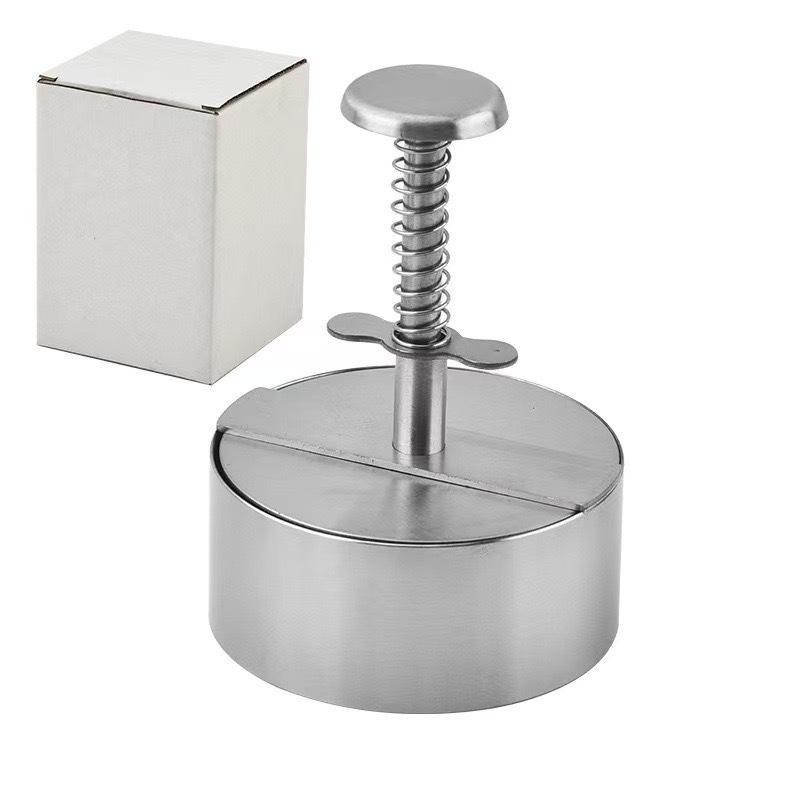 304 Stainless Steel Hamburger Meat Patties Press, Manual Meat Press, Rice Ball Mold, Kitchen Small Tool, Household Use