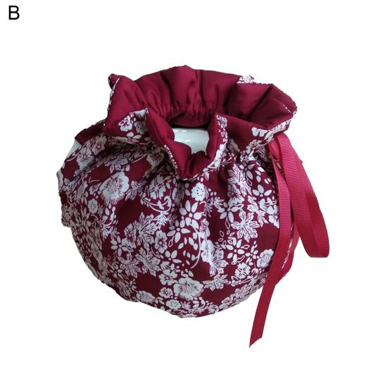 Flower Creative Pattern Teapot Cover Beautiful Cotton Teapot Holder Sleeve