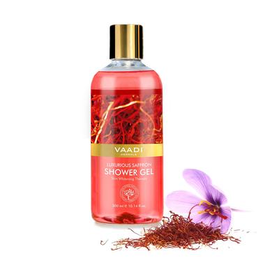 Luxurious Saffron Shower Gel 300 Ml Deep Cleansing Body Wash For Radiant Skin Gentle Daily Bath Care