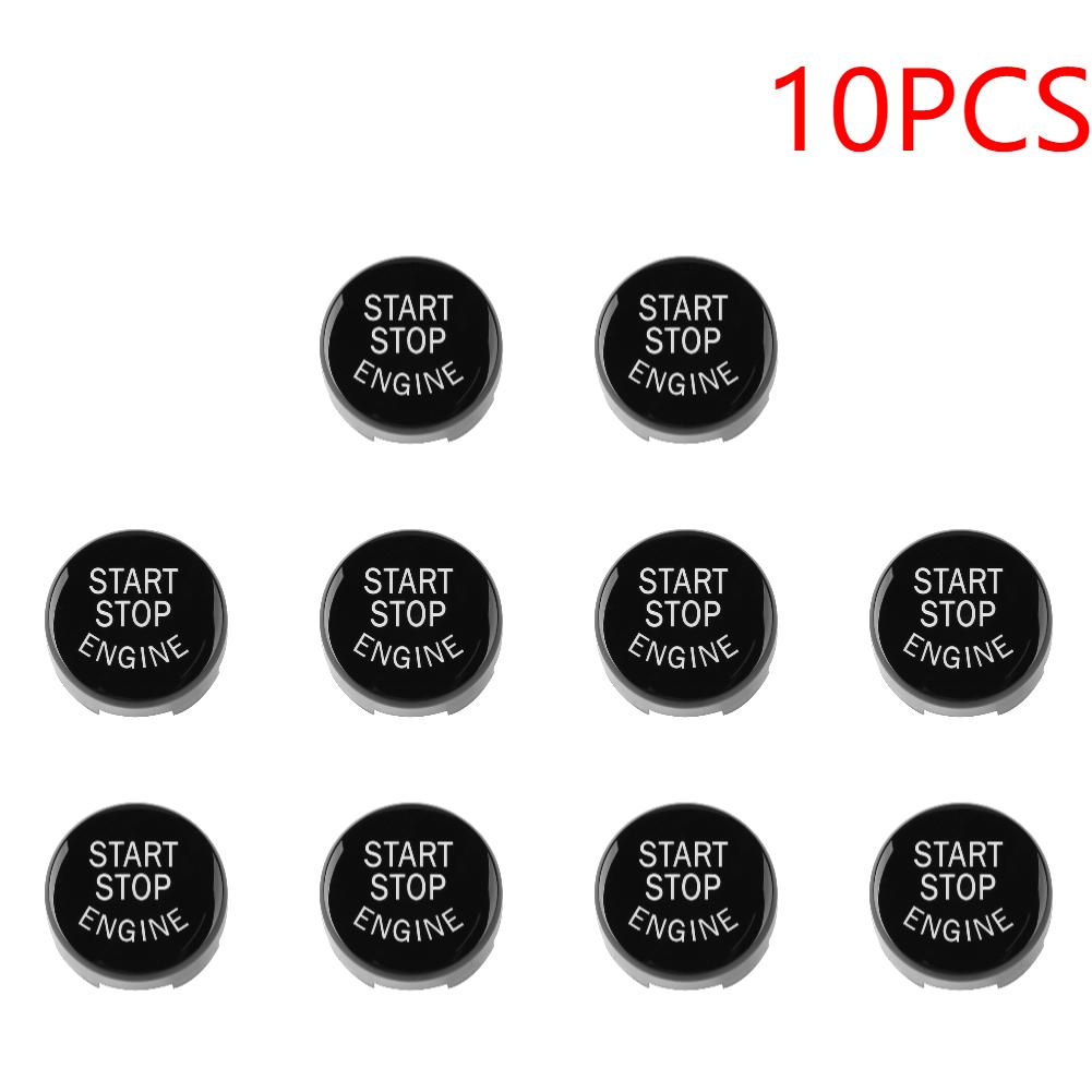 5/10PCS ABS Switch Button Cover Car Engine START Button Replace Cover with Tools For BMW F01/F10/F12/F15/F16/F25