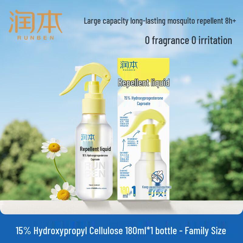 RUNBEN 20% Picaridin Mosquito Repellent Spray