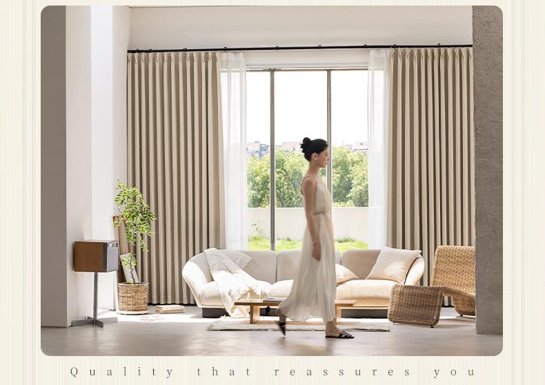 Amerikanische Retro-Vorhänge aus grünem Jacquard-Kaschmir - Leichter Luxus, High-End-Vorhänge für Villen