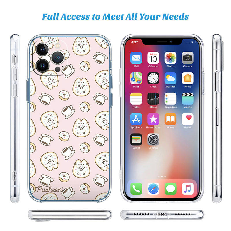 JO46 Pouzdro na telefon Pusheens Cat pro Motorola G34 G32 G31 G14 G84 G62 E32 G24 G72 G71 G73 G85 G200 G60S G60 G52 G51 G50 G42 G41 G32 G30